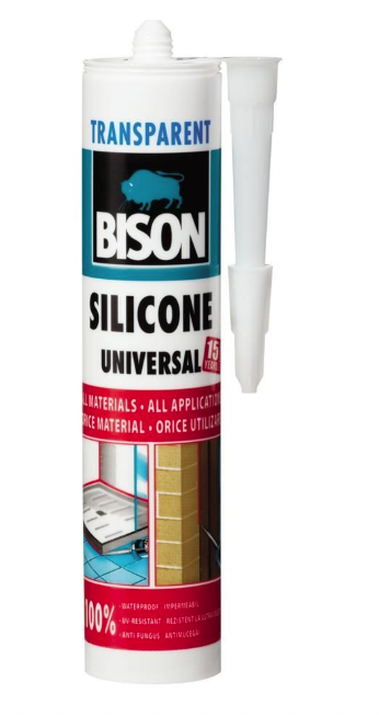 BISON Silicon universal transparent 280ml