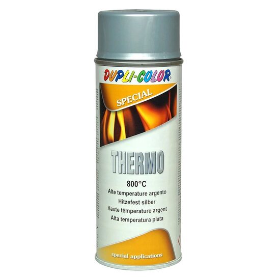 Duplicolor Thermo spray rezistent la temperatura800C argintiu-400 ml