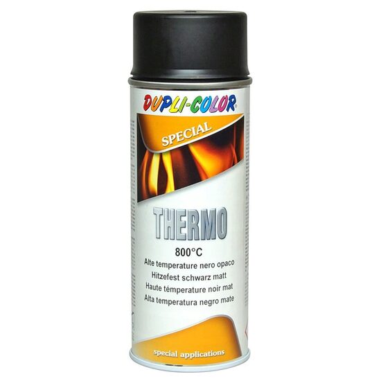 Duplicolor Thermo spary rezistent la temperatura800C negru 400ml