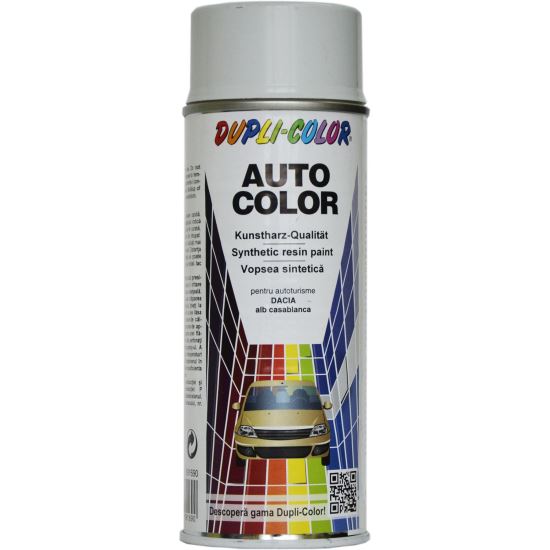 DUPLICOLOR Vopsea retus auto Alb Casablanca